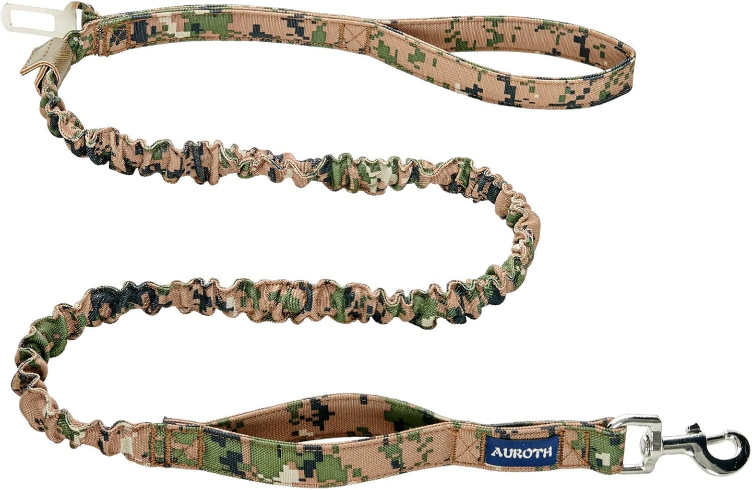 Auroth Tactical Dog Harness with Heavy Duty Dog Leash for Large Breed Dogs, No Pulling Reflective Dog Training Vest