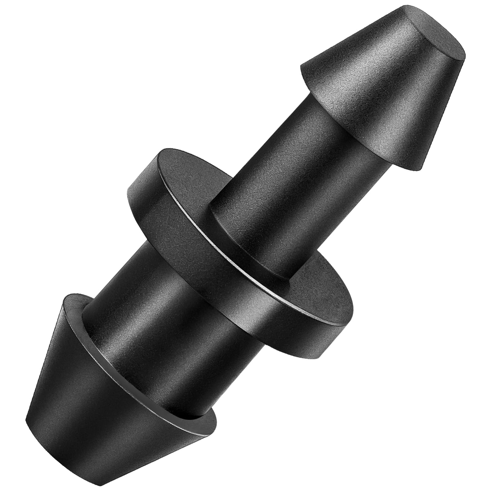 TTioDri 120 Pack Drip Irrigation 1/4" Barbed End Plug Fittings, Drip Line Barbed Goof Plug Connectors for 1/4 Inch Irrigation Tubing Micro Irrigation