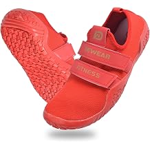 Weight Lifting Shoes -Fitness Shoes Ideal for Powerlifting, Deadlifting, Crossfit & Hard Pulling with Rubber Non-Slip Sole