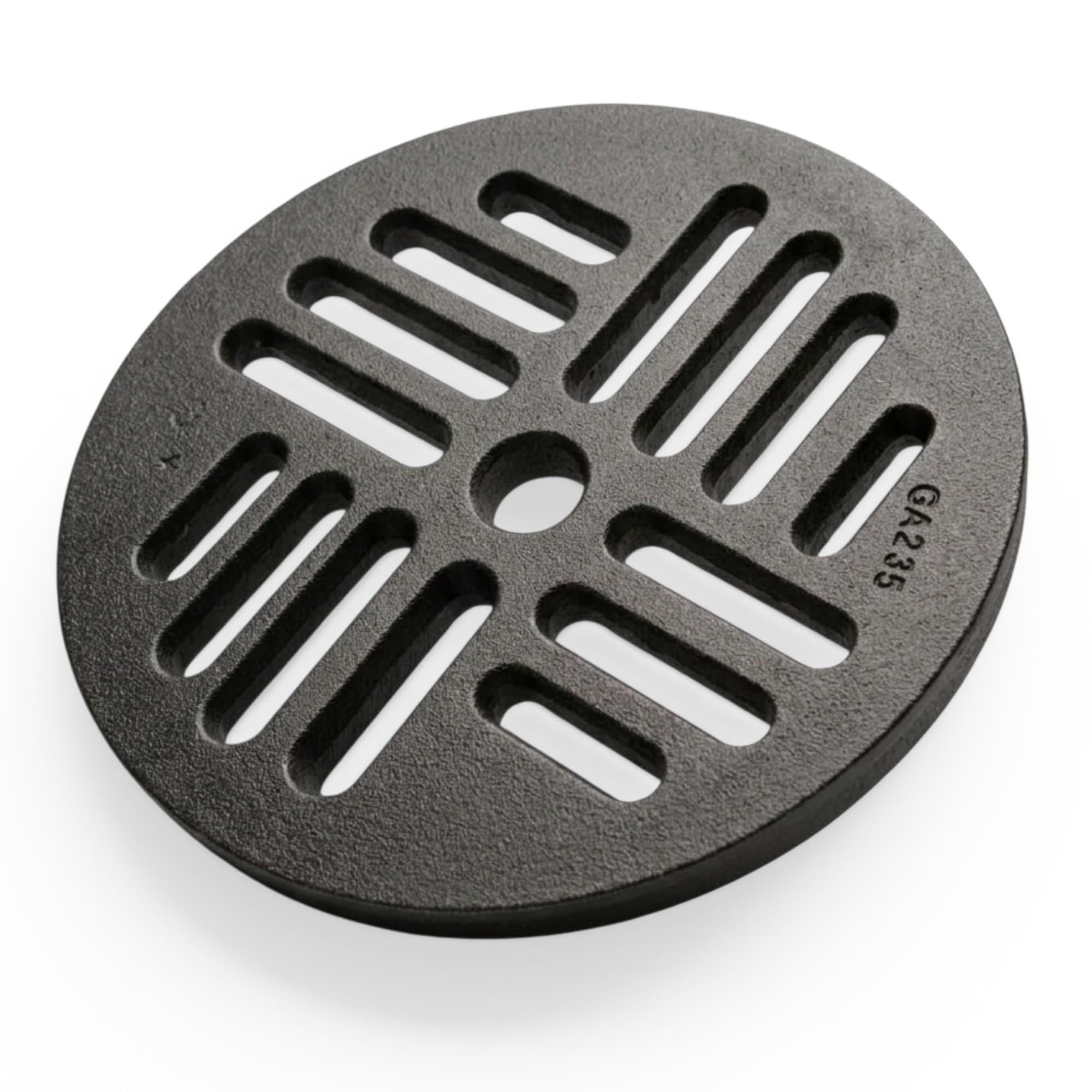 Ø23,5 x Spessore 1 cm - Griglia Cenere in Ghisa Circolare | Ricambio Universale per Stufe a Legna, Camini e Forni | Ventilazione Ottimizzata | 100% Ghisa qualità LUNAWAY