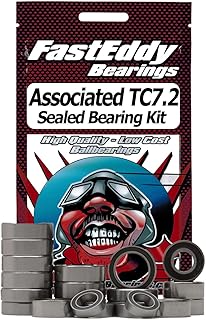 FastEddy Bearings Compatible with Team Associated TC7.2 Sealed Bearing Kit
