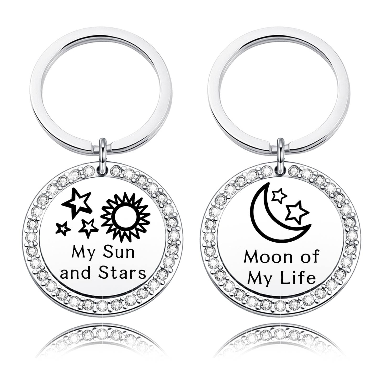 My Sun and Stars Moon of My Life Keychain Couple Matching ...