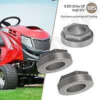 Vista 7 de 941-04124 Cojinete de eje de dirección/cojinete de brida hexagonal de 5/8 pulgadas de diámetro interior, compatible con MTD B-olens, T-Roy Bilt