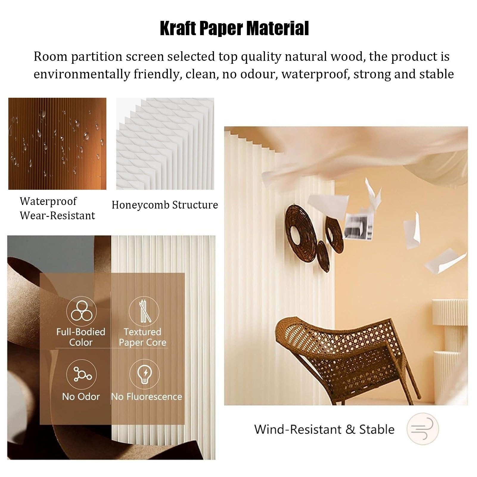 Amazon.com: JCWGLY Room Dividers Folding Retractable Indoor