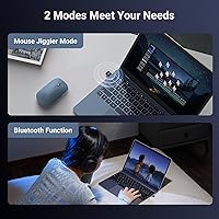 Vista 2 de UGREEN Adaptador Bluetooth 5.3 y mouse jiggler indetectable, dongle USB Bluetooth para computadora portátil, controlador de mouse USB con botón