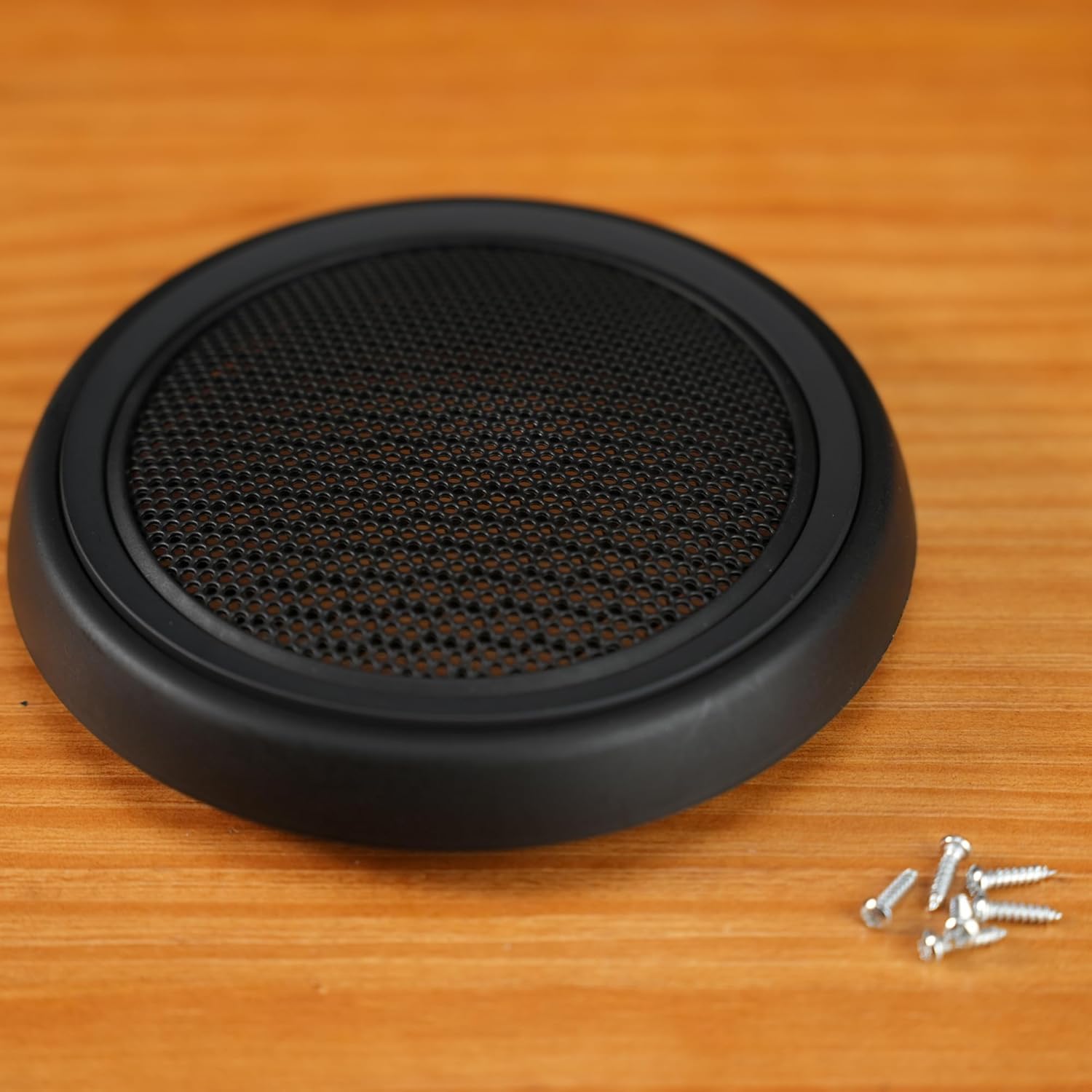 Rldym Front Door Speaker Cover Grille 51412753333 for BMW Mini Cooper Clubman R55 2007-2009, R56 R57 2006-2009, 51412756567 Black