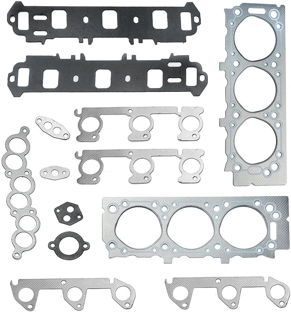 LIMICAR Cylinder Head Gasket Set with Head Bolts for 1998 1999 2000 2001 Ford Ranger Mazda B3000 3.0L V6 HS9902PT ES72174