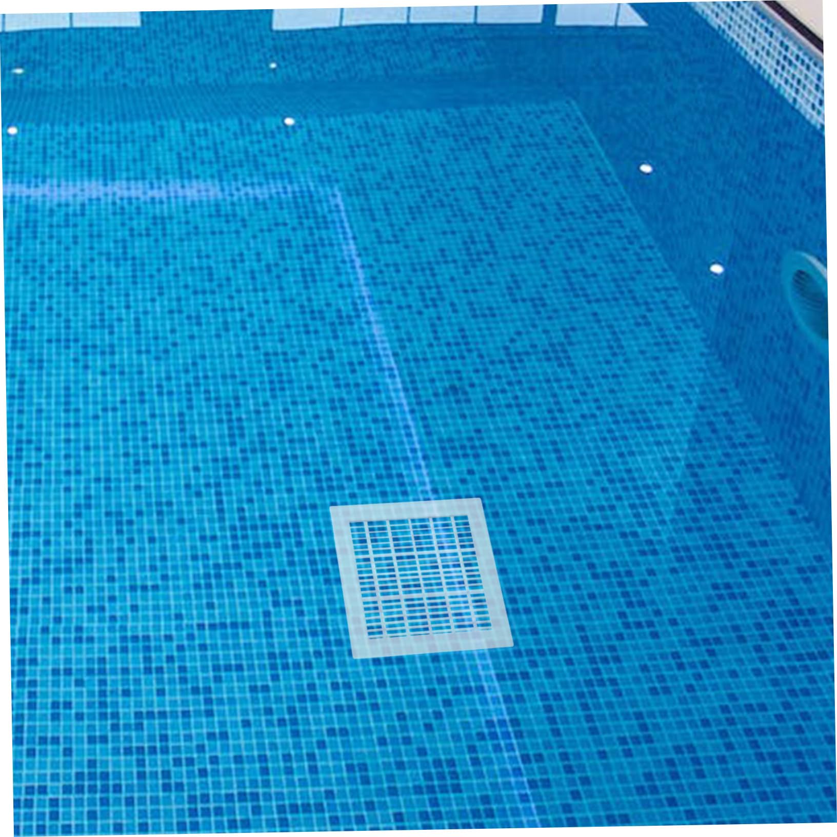 GALPADA Cubierta de Desagüe para Piscina de Plástico Resistente Tapa Cuadrada Reemplazable para Desagüe Principal Accesorio Seguro para Drenaje y Mantenimiento Fácil de Piscinas