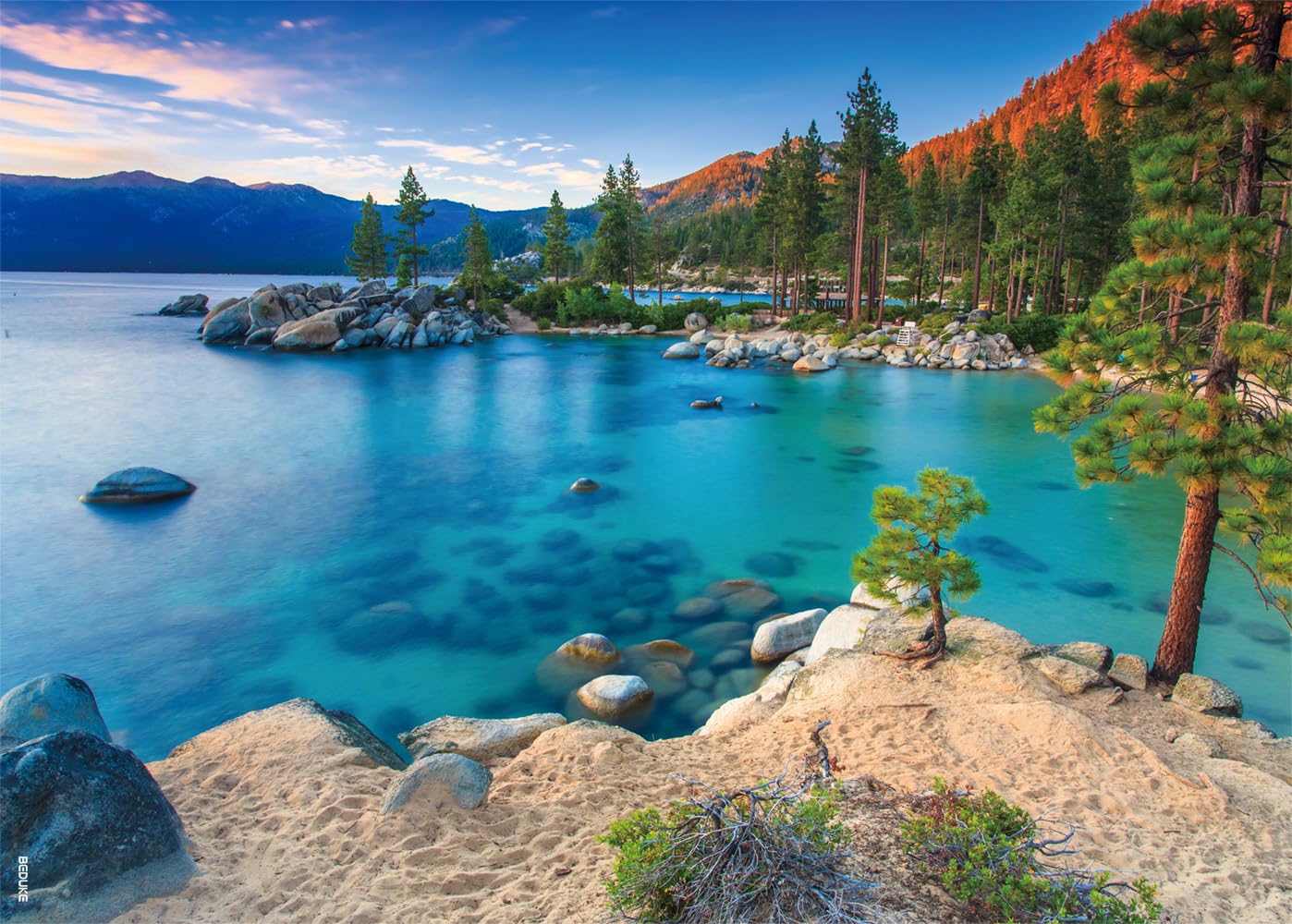BEDUKE Jigsaw Puzzles for Adults 1000 Pieces Banff National Park Canada Rocky Mountain 1000 Piece Puzzle Thick Sturdy Cardboard Precise Interlocking Age 14+ Family Game — view 21