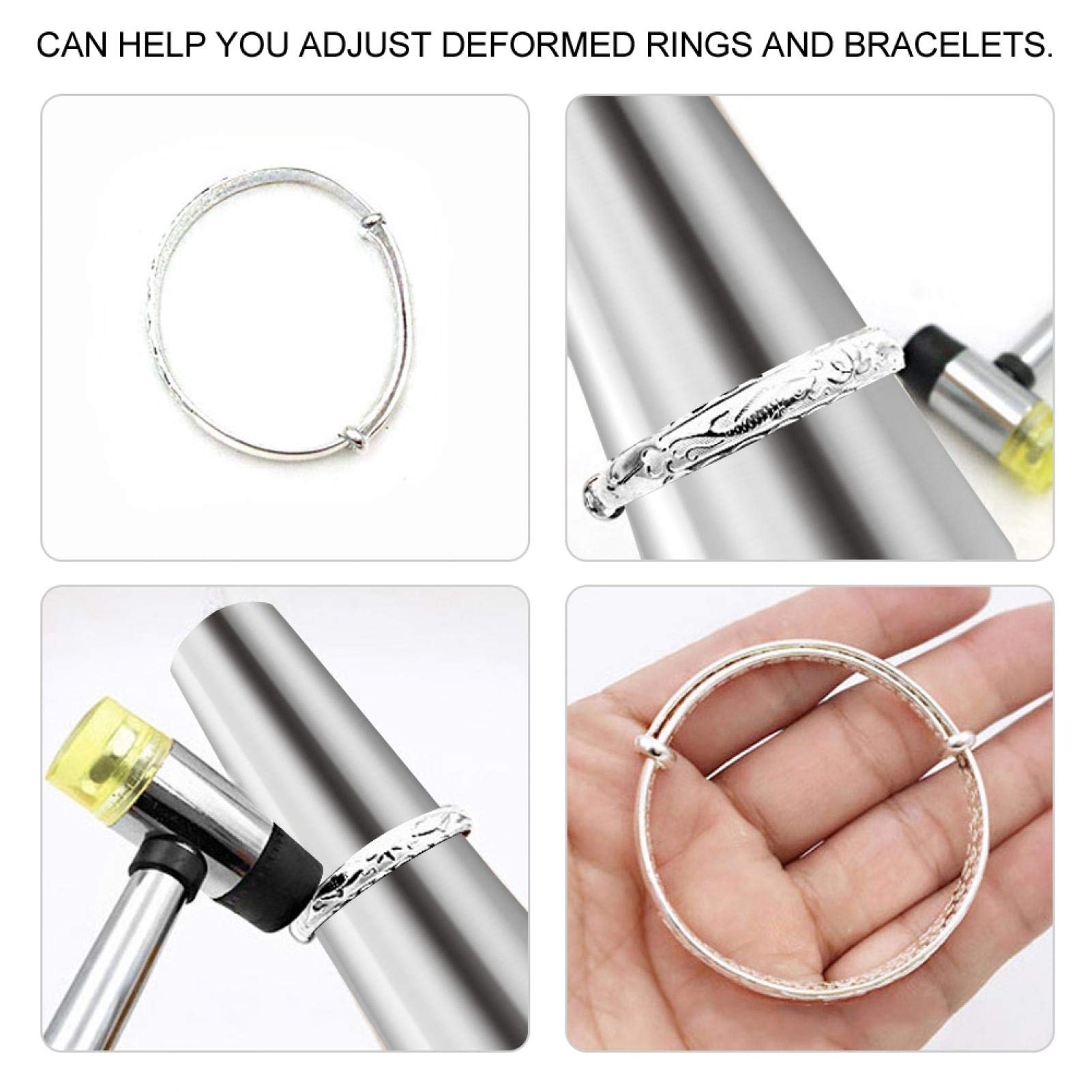 Stainless Steel Bracelet Mandrel, Round Bracelet Mandrel, Rubber Jewelry-repair Workers for Jewelry-makers - Image 7