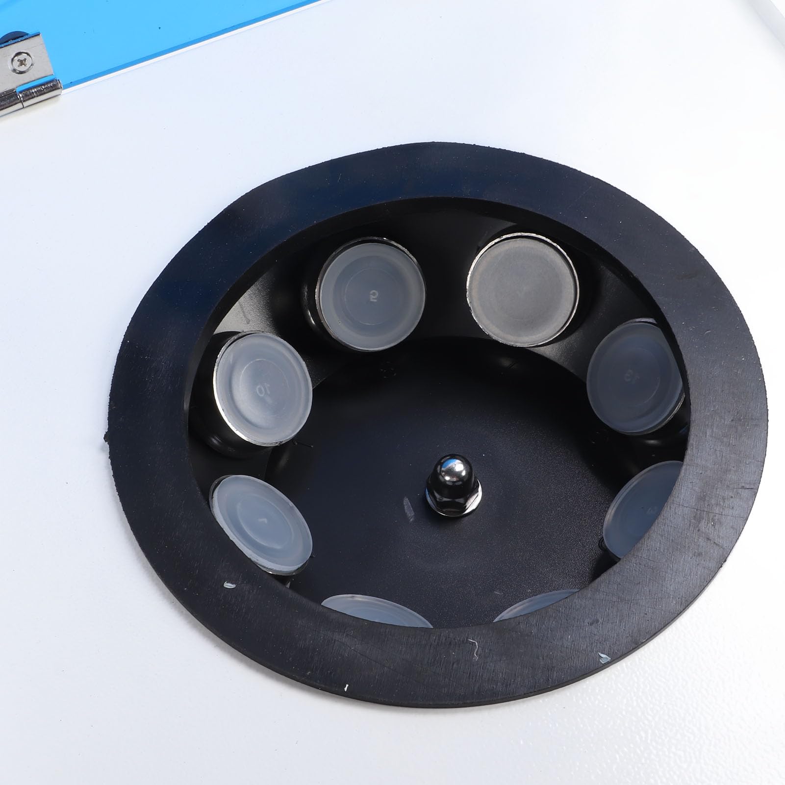 Elektrische Zentrifuge, 50 Ml X 8 Kapazität, 4000 U/min Elektrische Tischzentrifuge, Transparente Staubschutzhülle, 2770 X G Timing-Geschwindigkeitsregelung für (EU-Stecker 220 V)