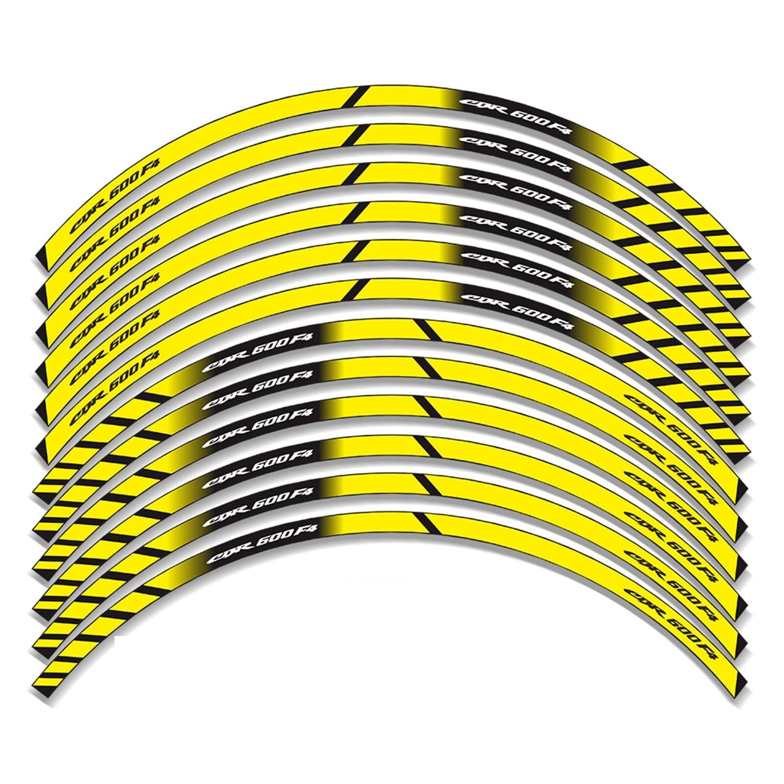Frynuzb A2 Applique For Cbr600 F4 Cbr600f4 Motorcycle Wheel Reflective Stickers Waterproof(A2)