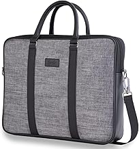 RIONTO Aero Laptop Bags for Men Office Use | Upto 15.6 inch | Mobile & Pen Compartment | Multiple Organisers | Professional Side Bag for Man & Women