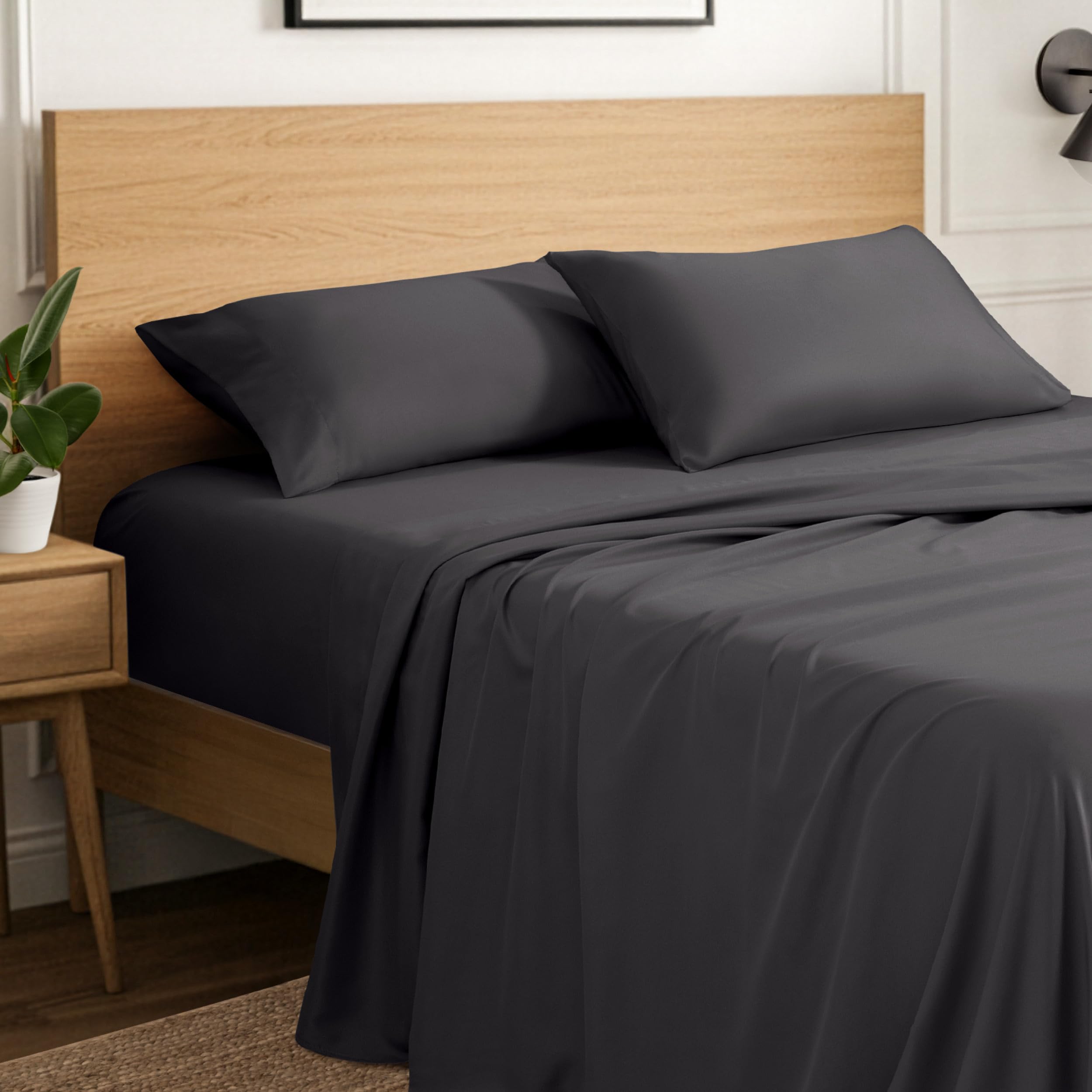 Ivy Union Queen Size Sheet Set - Ultra-Soft Cooling with Deep Pockets - Breathable Easy-Fit - Hotel Luxury