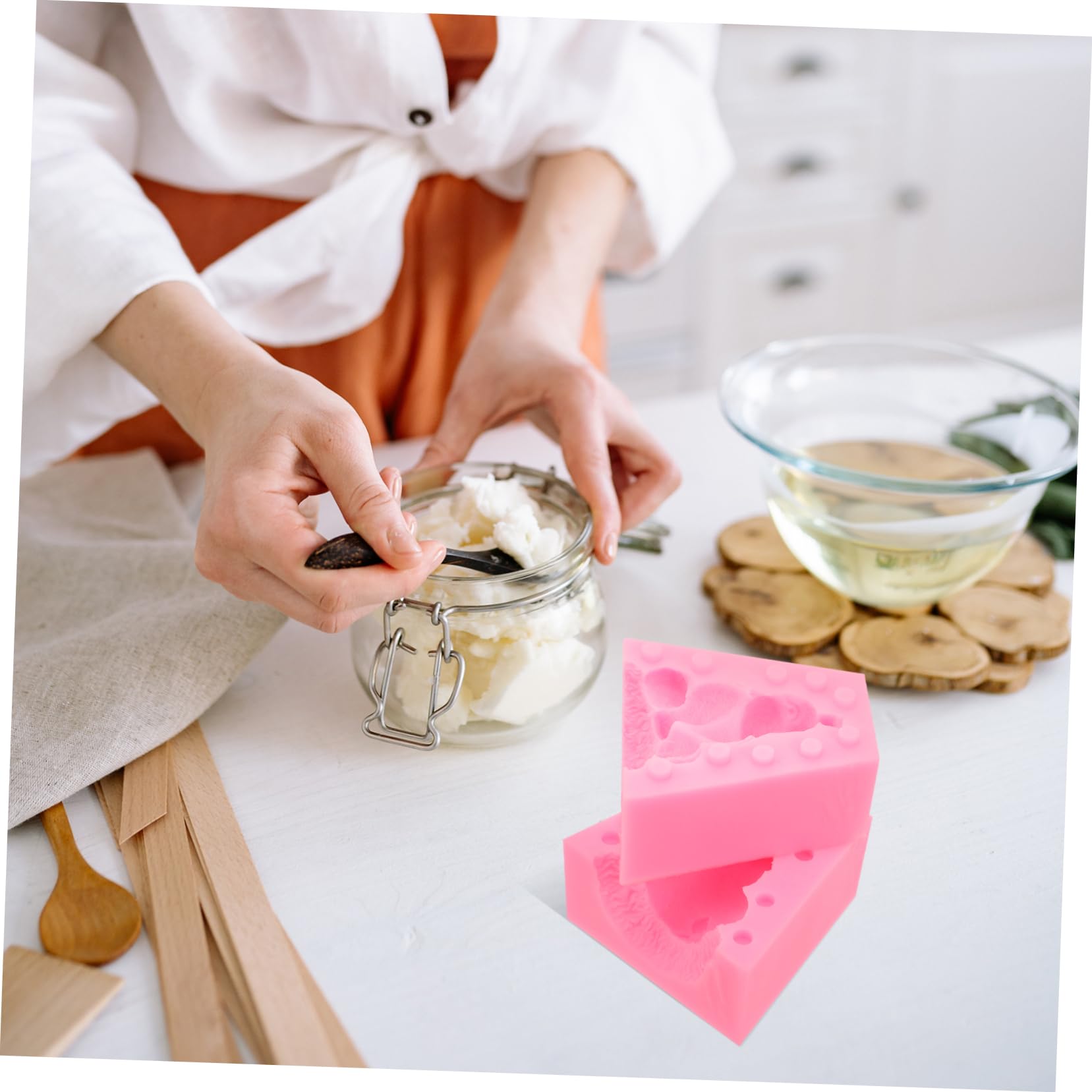 TEHAUX 5 Ensembles Moule Éléphant Fonderie pour Moule De Moulage D'éléphant Artisanat Mignon Moule Fondant Moule À Modeler Éléphant Rose Gel De Silice 2 Pièces * 5