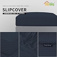 Vista 125 de Easy-Going Fundas Elásticas de 3 Piezas para Cojines de Sofá para Sofá Seccional Izquierdo/Derecho en Forma de L Chaise Lounge Funda de Asiento