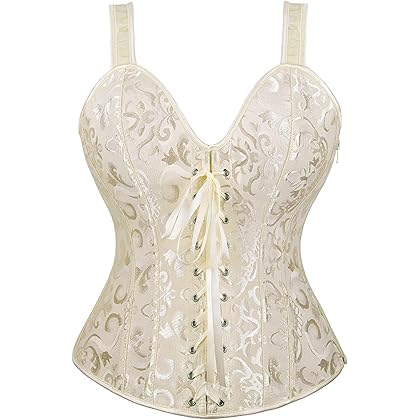 Amazon.com: Zhitunemi Women's Plus Size Corset Lace Up Boned