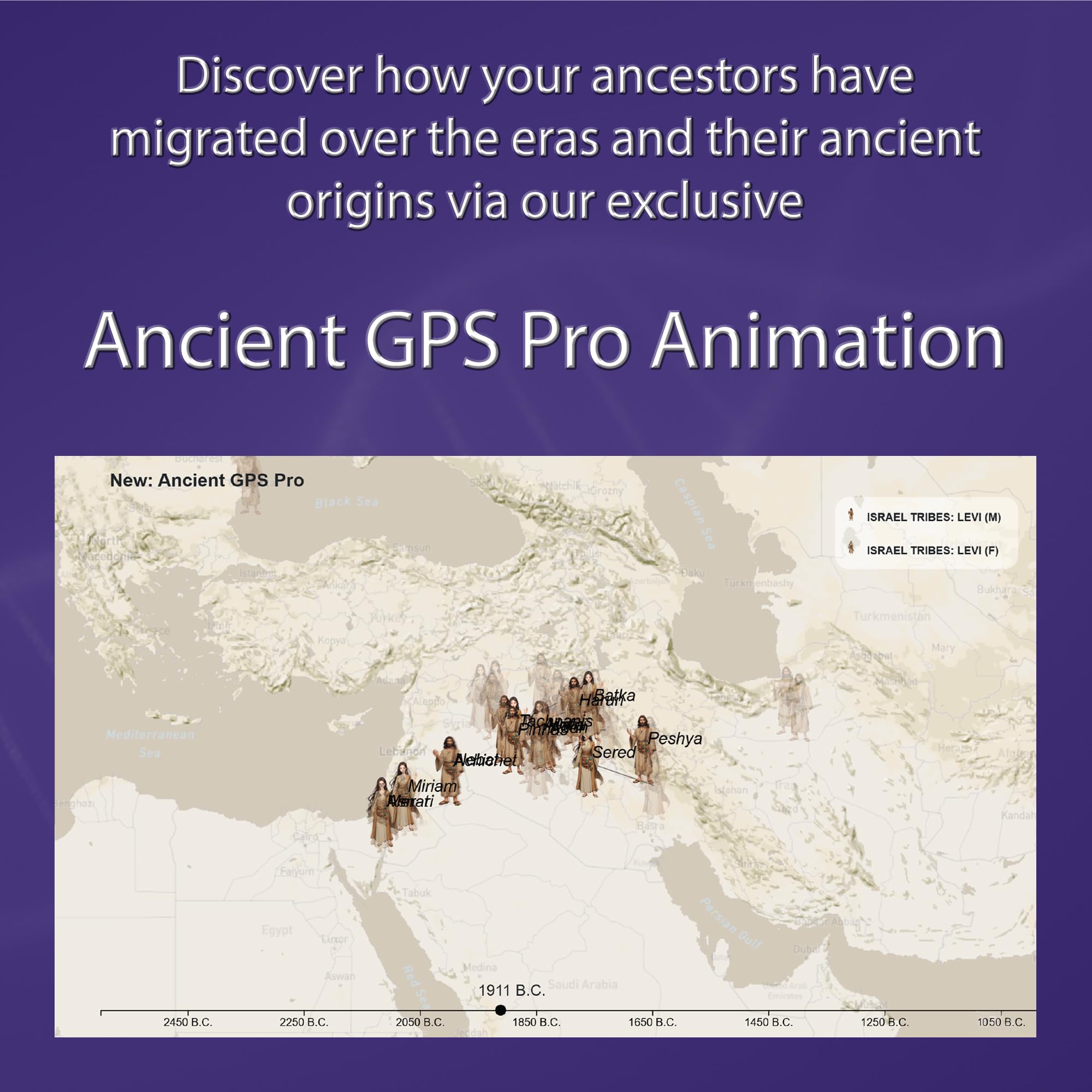 Téléchargez votre fichier ADN autosomal brut et découvrez votre héritage avec le test d'ascendance "Tribes of Israel: Levi" par Ancient DNA Hub | Tracez les racines tribales, la lignée historique et