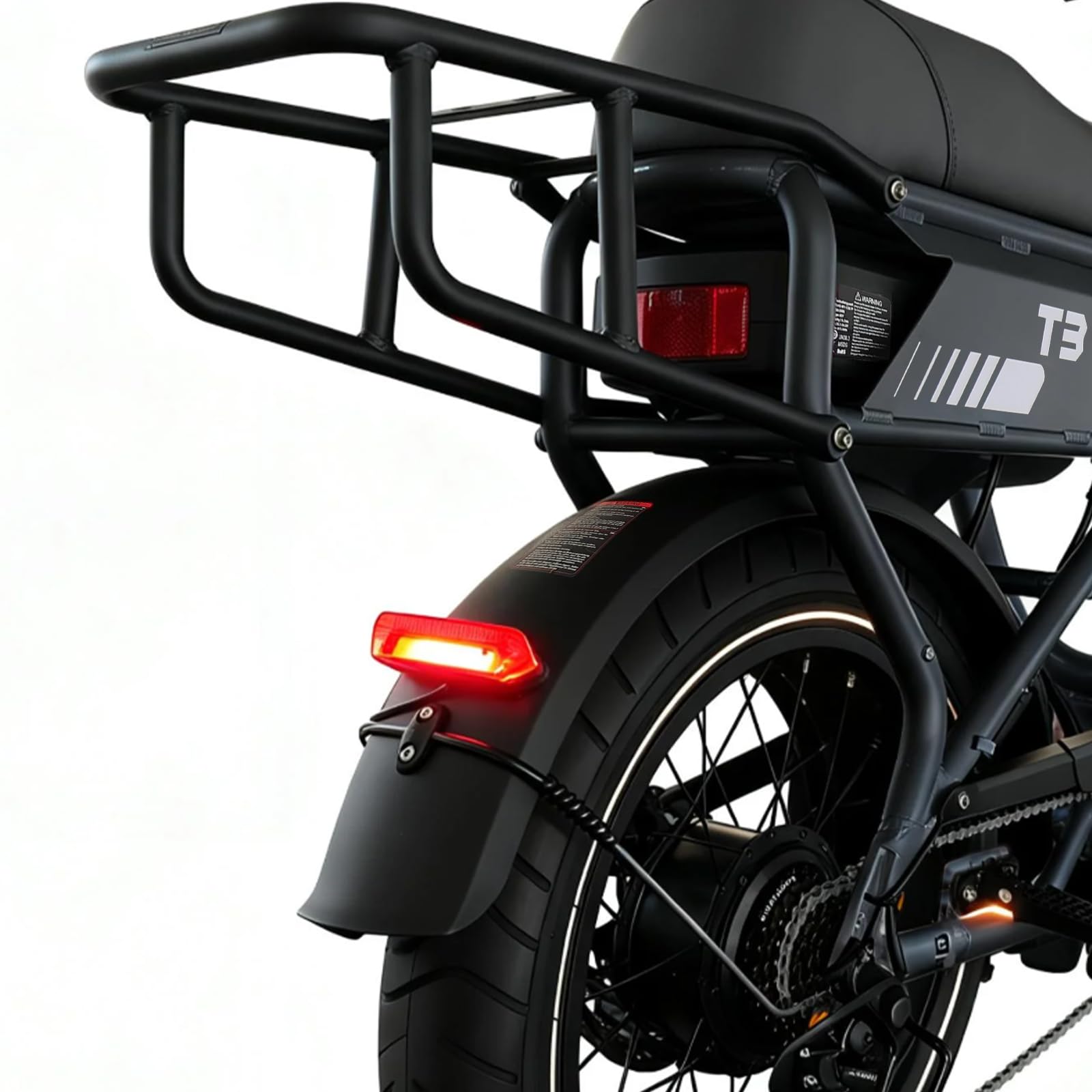 T3/T7 Vélo électrique pour adultes, 20"×4.0 pneus Fat E-Bike avec 48 V 20 Ah Batterie amovible, 25 KM/H, 80-150 M Autonomie 7 vitesses, suspension hydraulique