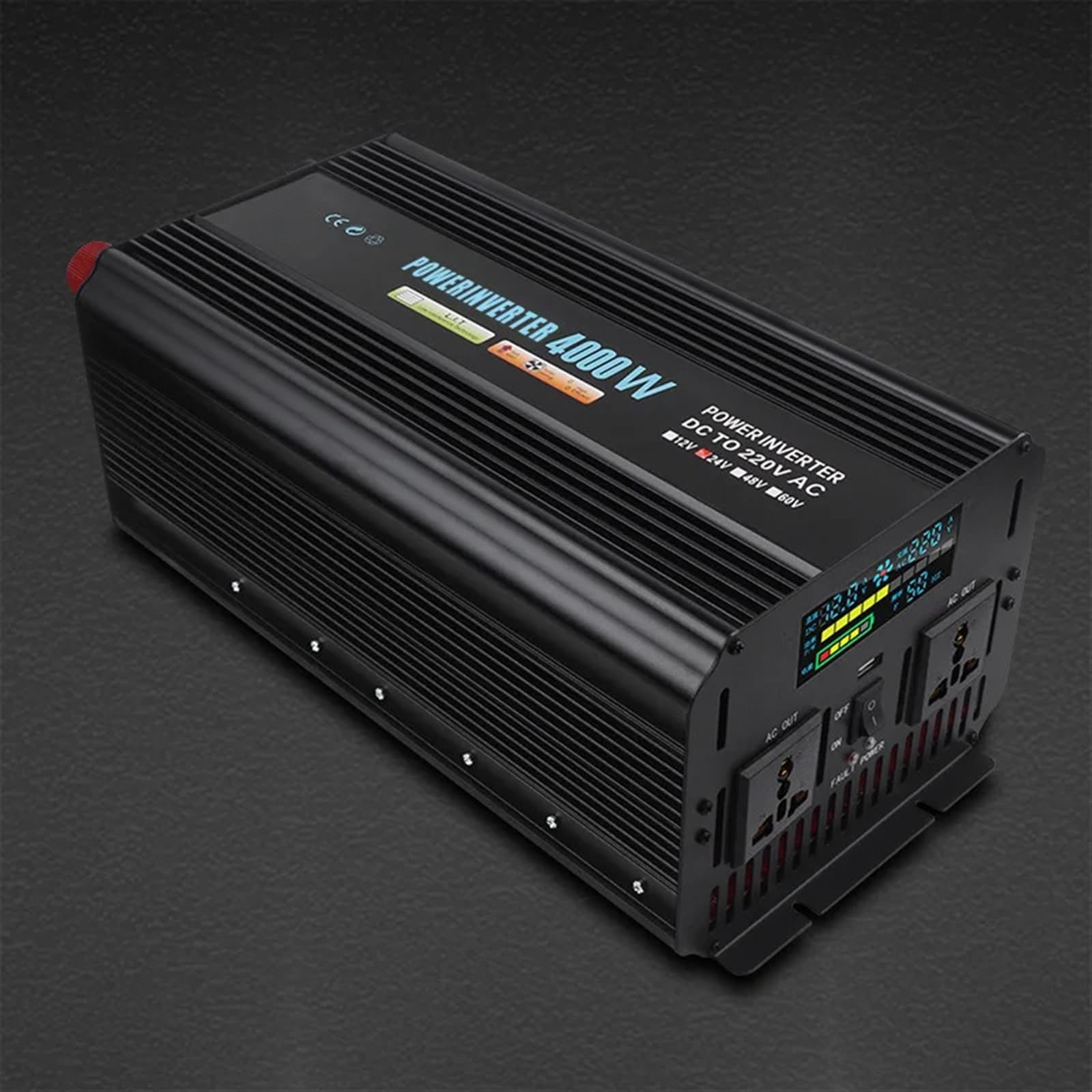 Onduleur DZ transformateur DC 24V vers AC 220V avec prise USB pour auto