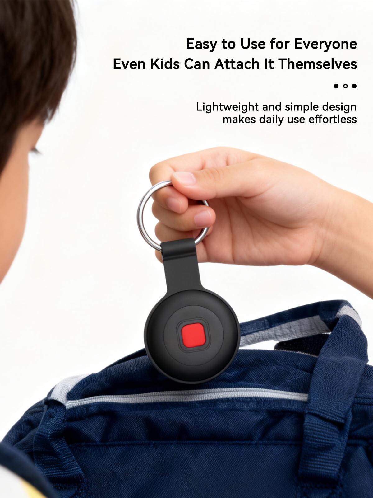 Confezione da 4 etichette smart tracker, cercatore di oggetti e chiavi Bluetooth, funziona con Apple Find My e Android Find Hub, dispositivo anti-smarrimento impermeabile IP67 con custodie