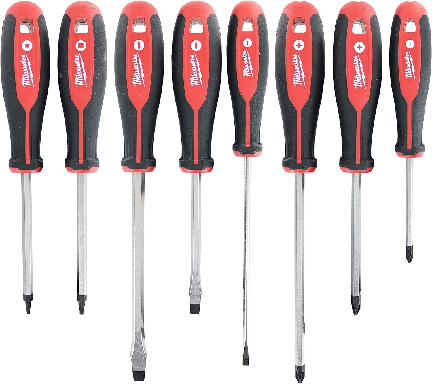 MILWAUKEE 8pc Screwdriver Kit w/Square