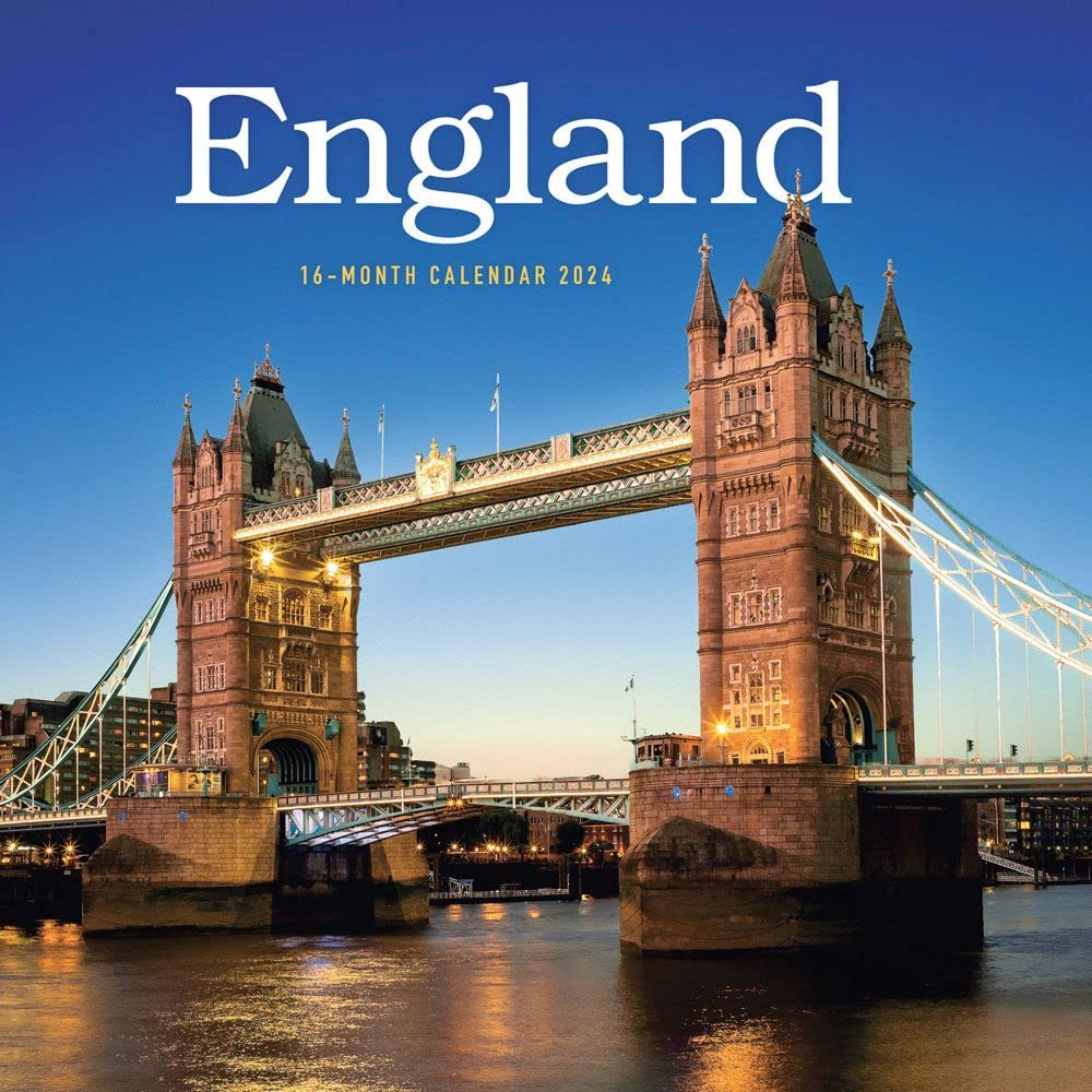 Carousel Calendars, England 2024 Wall Calendar
