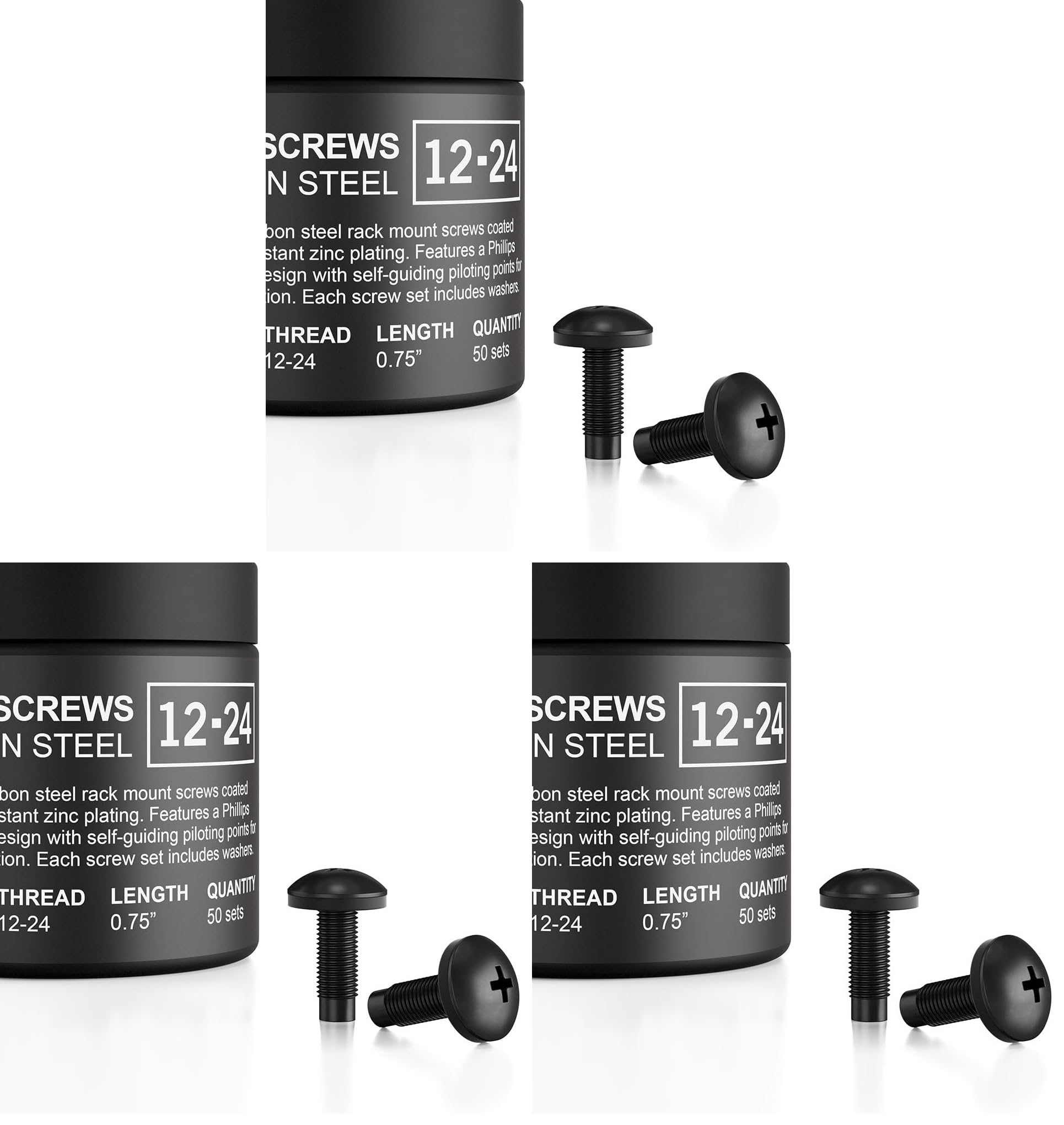 AC Infinity Rack Screws M6 with Cage Nuts & Washers, 50-Piece Set for Racks — Amazon image 9