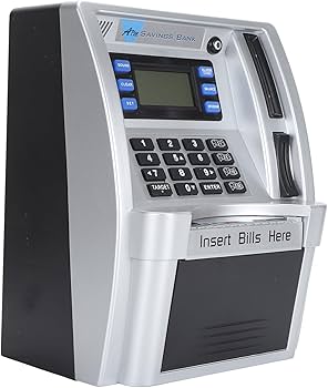 Amazon.co.jp: パスワード付き電子ATM貯金箱、LCDスクリーン付きセル