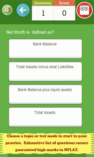 NFLAT Practice Question Bank