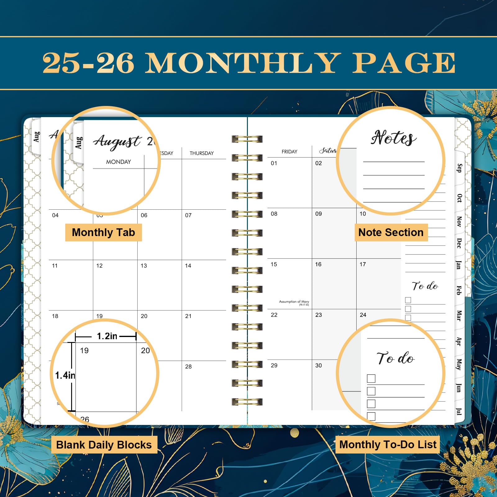 Agenda 2024 – Agenda 2024 Semana Para Ver, Enero 2024 – Diciembre 2024 12 Meses, Cubierta De Cuero