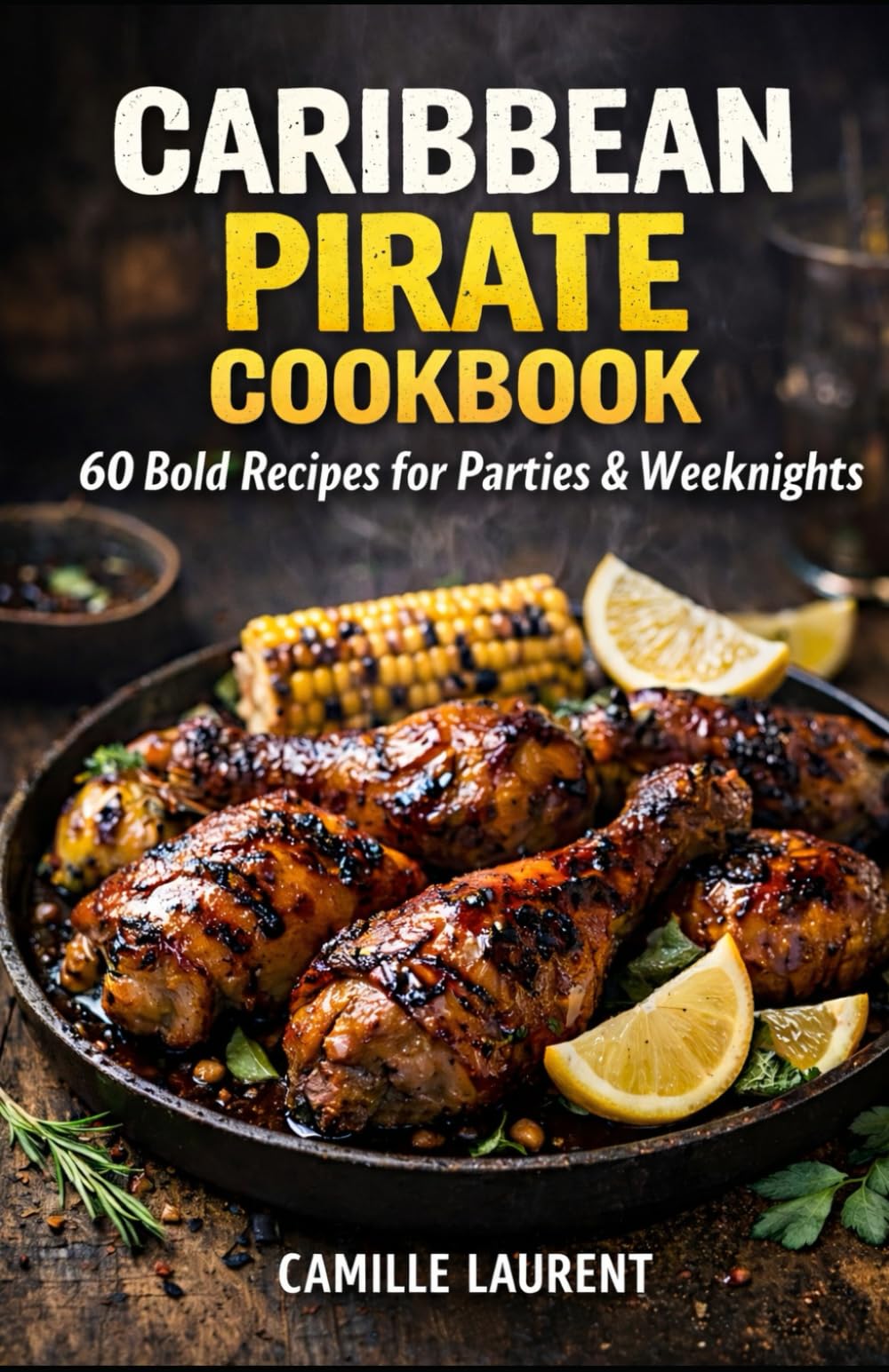 Caribbean Pirate Cookbook: 60 Bold Recipes for Parties & Weeknights — Easy Island-Inspired Appetizers, Grilled Mains, Seafood, Desserts, Sauces & ... entertaining: crowd-pleasing share plates.