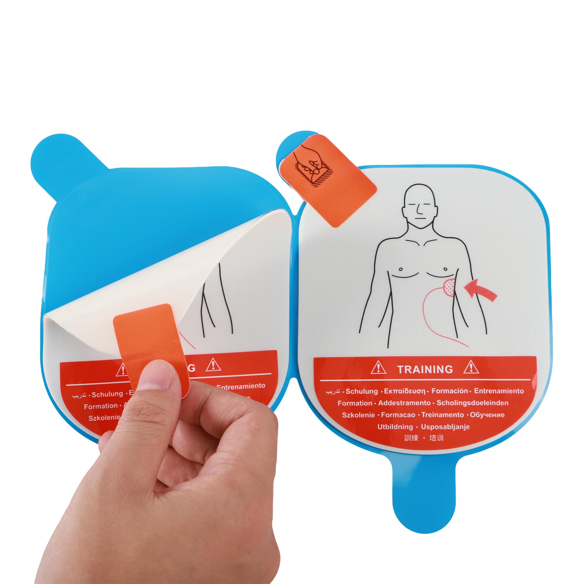 5 Paire AED Trainer Pads, Électrodes de Défibrillateur de formation, compatibles avec le DAE d'entraînement Defibtech, XFT-P170