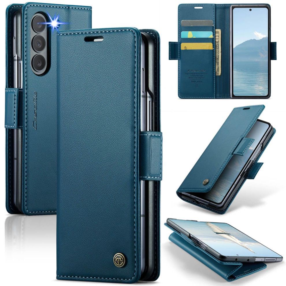 Housse ultra fine Galaxy Z Fold 6 portefeuille RFID pour vos déplacements professionnels