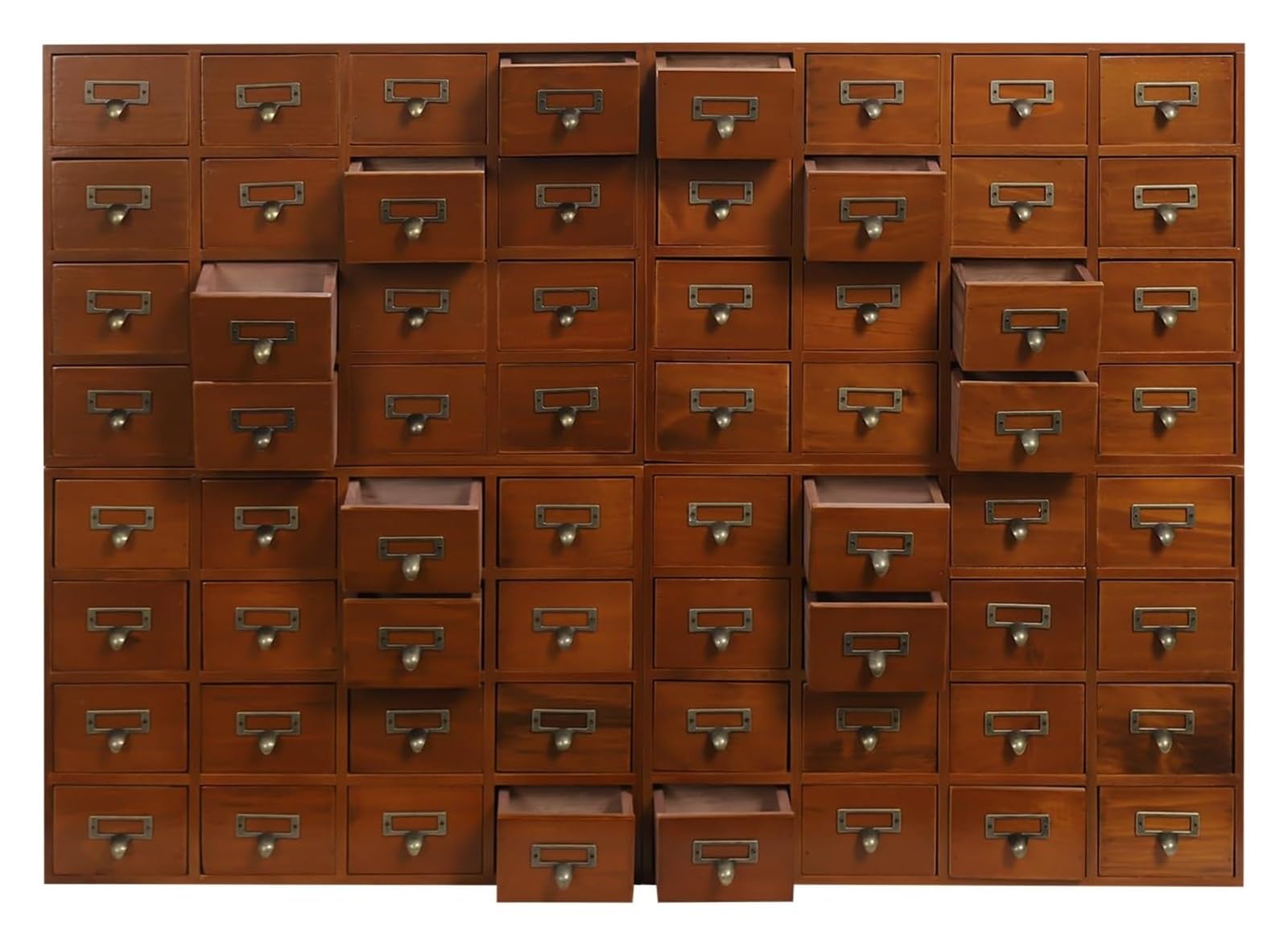 Rangement de bureau en bois contre le désordre à 16 tiroirs utiles
