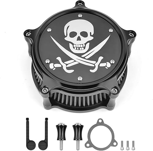 Miniatura 1 de Citanigo Kit de sistema de admisión de filtro de aire para motocicleta compatible con Harley Touring Road King Street Glide 2008-2016 Softtail