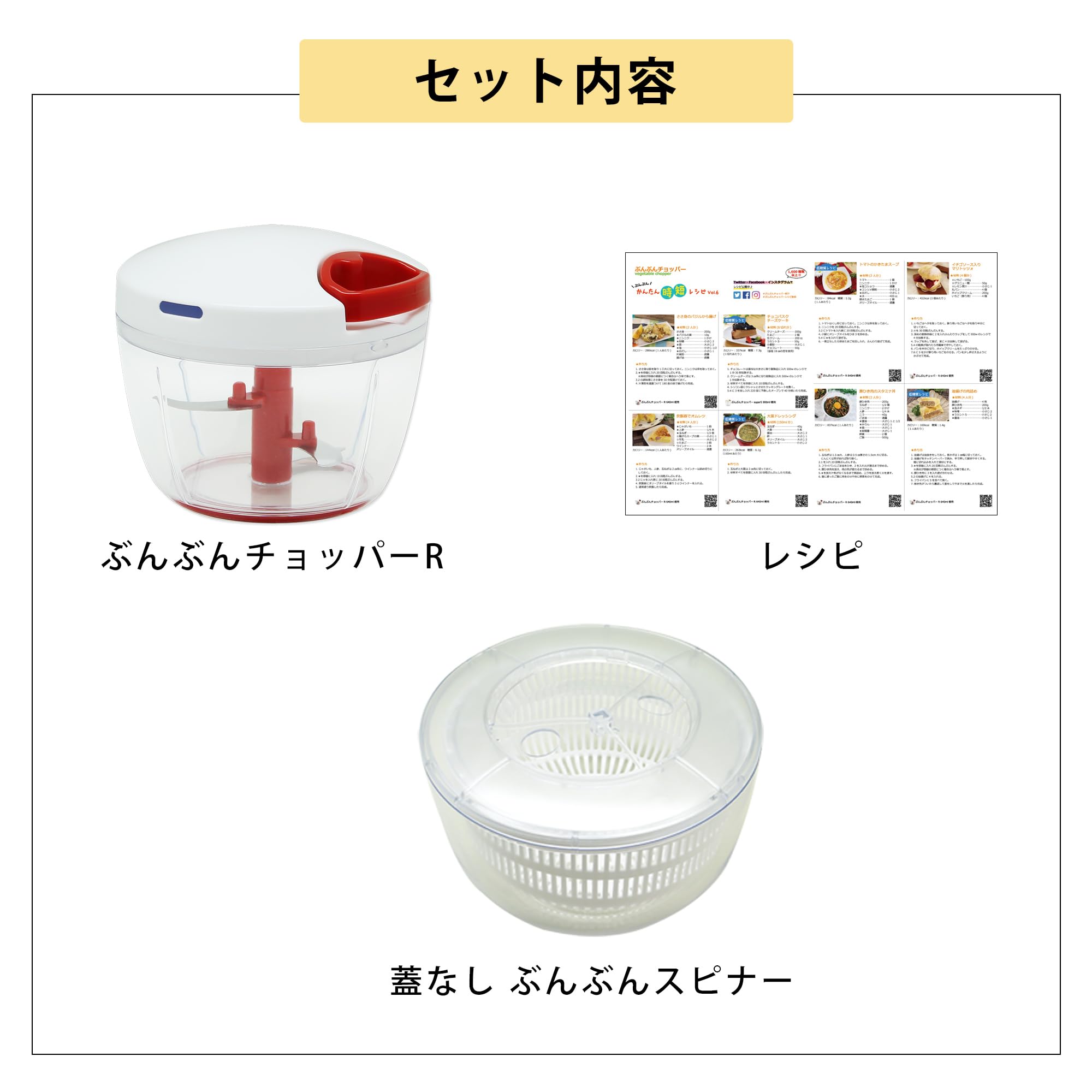 Amazon.co.jp: icokka ケイ・アンド・エー ぶんぶんチョッパー【正規品
