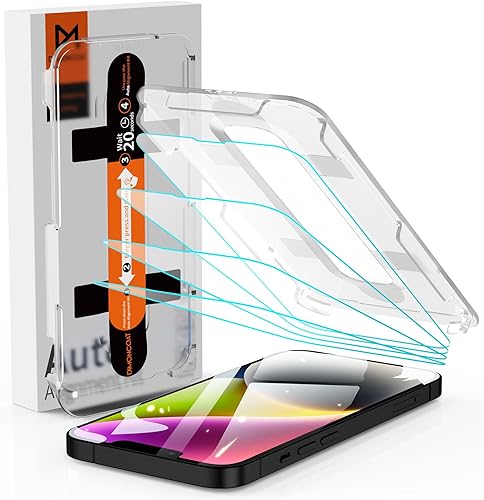Miniatura 8 de DIMONCOAT Paquete de 4 protectores de pantalla de privacidad para iPhone 12 Pro Max armadura de privacidad invisible kit de alineación automática