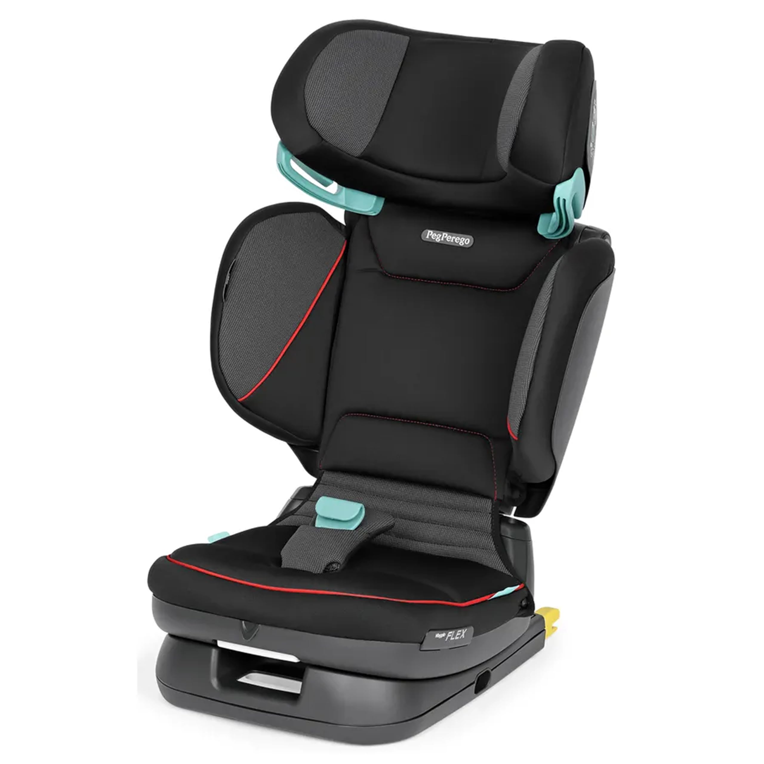 PEG Viaggio Flex Autositz ISOFIX mit fortschrittlicher Technologie, verstellbar, klappbar, verstärkte Rückenlehne, für Kinder von 100 bis 150 cm (3-12 Jahre), 15-36 kg, Active