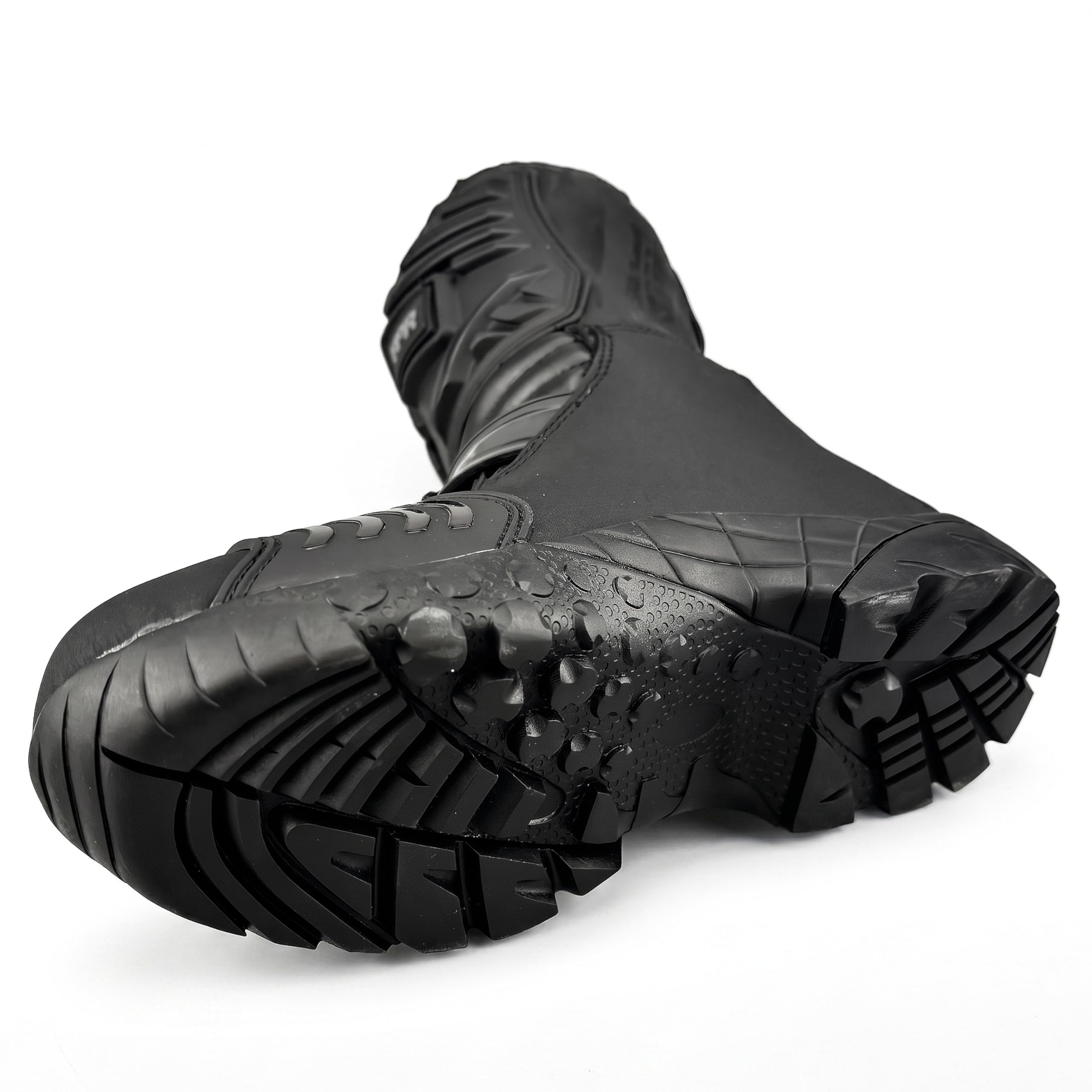 VPR Motocross-Stiefel für Kinder, CE-geprüft, MX-Enduro-Motorradstiefel mit Sohlenschutzausrüstung, rutschfest, Jugendquad, Dirt MX Boot, Schwarz , 32 EU
