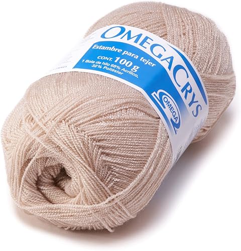 Miniatura 15 de OMEGACRYS [100gr] - de Omega - Hilo fino de cristal ideal para todas las manualidades - Color 01-Blanco 200 01-blanco 200,01-gris claro 210,03-Azul