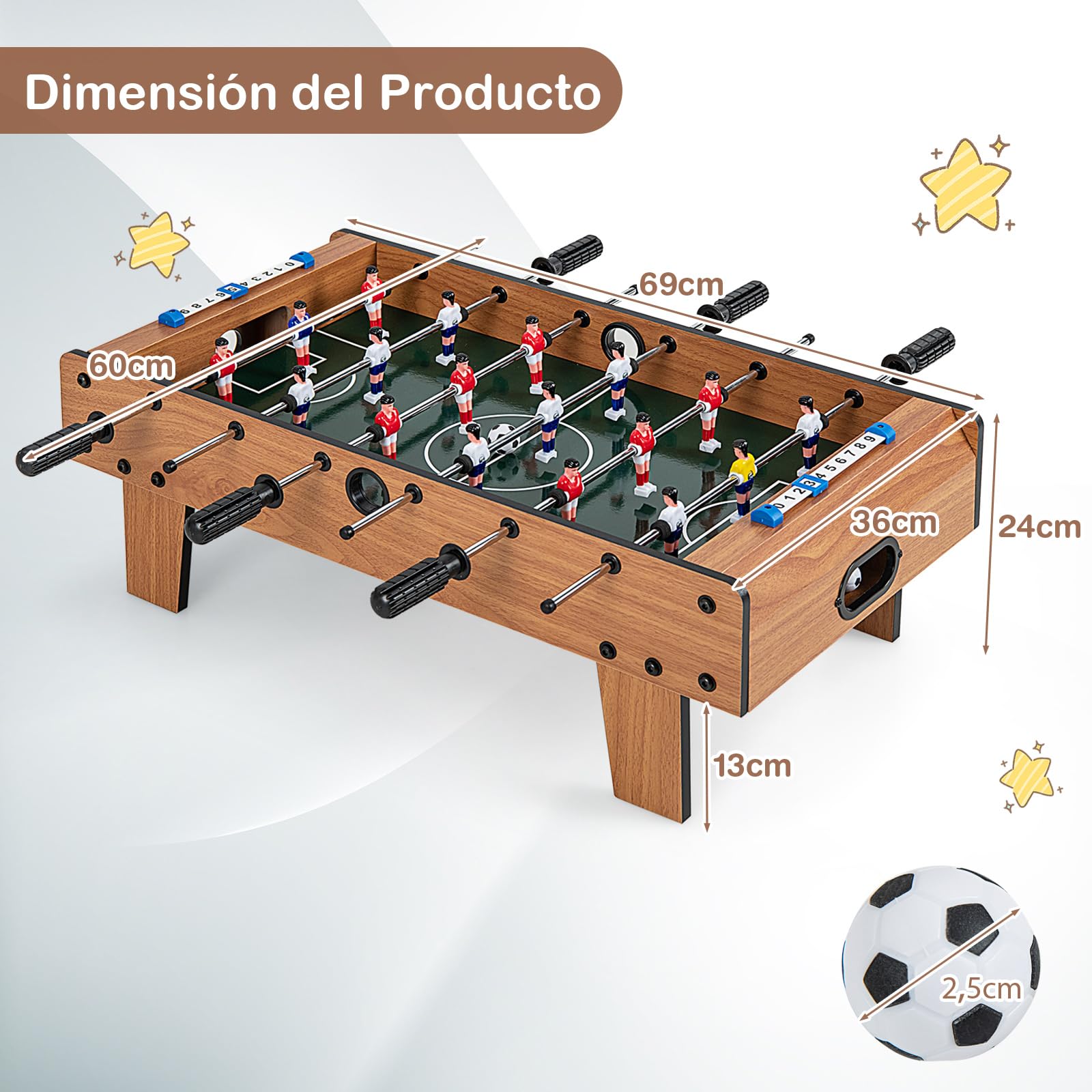 COSTWAY Mesa de Futbolín