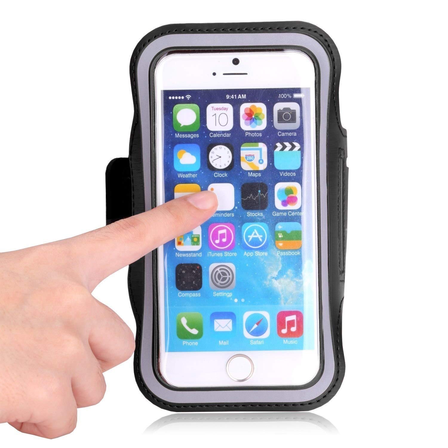 Spedy ARMBAND WATERPROOF SPORT RUNNING GYM ARM BAND CASE BAG FOR IPHONE 7 6 6S 5 5S 5C 4 4S POUCH BELT POUCH KEY HOLDER ARMBND40-image-28