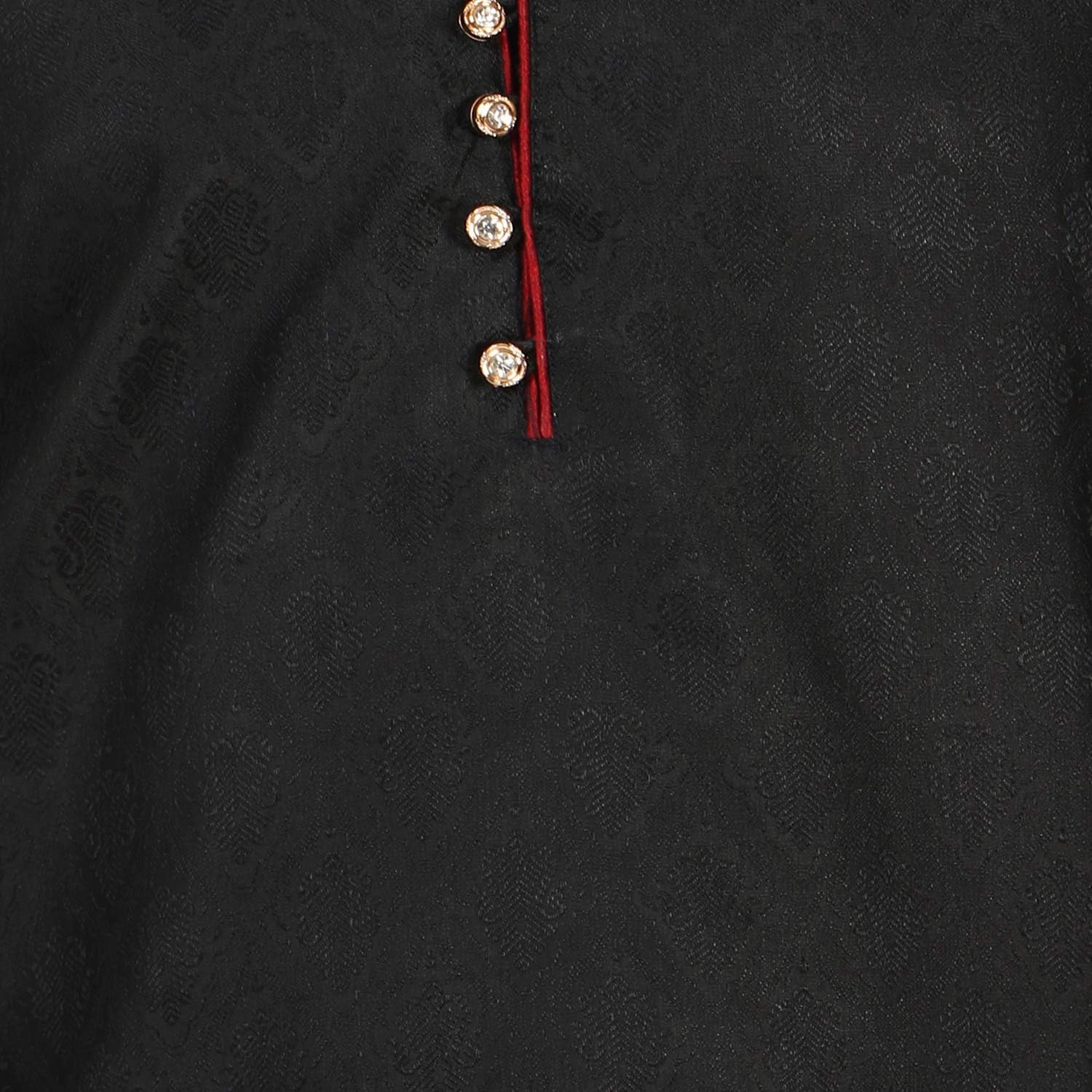 SKAVIJ Men's Tunic Jacquard Silk Kurta Pajama Indian Traditional Suit Wedding Party Dress Set - Image 5