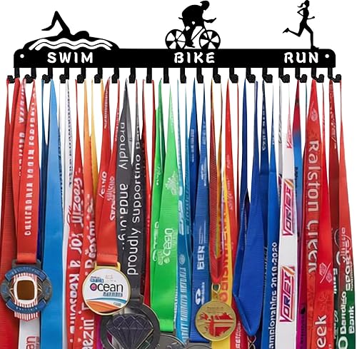 Miniatura 6 de Soporte para medallas – She Believed She Could She Did – Soporte personalizado para medallas para corredor de carreras deportivas, placa de metal