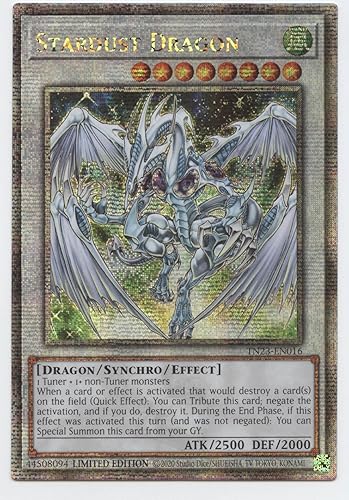 Stardust Dragon TN23-EN016 - Cuarto de siglo secreto raro - Edición limitada