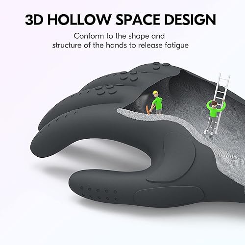 Miniatura 2 de Vgo... NGG X1 Guantes de trabajo Gription sin costuras, guantes de trabajo para hombres, guantes antideslizantes para almacenamiento y conductores