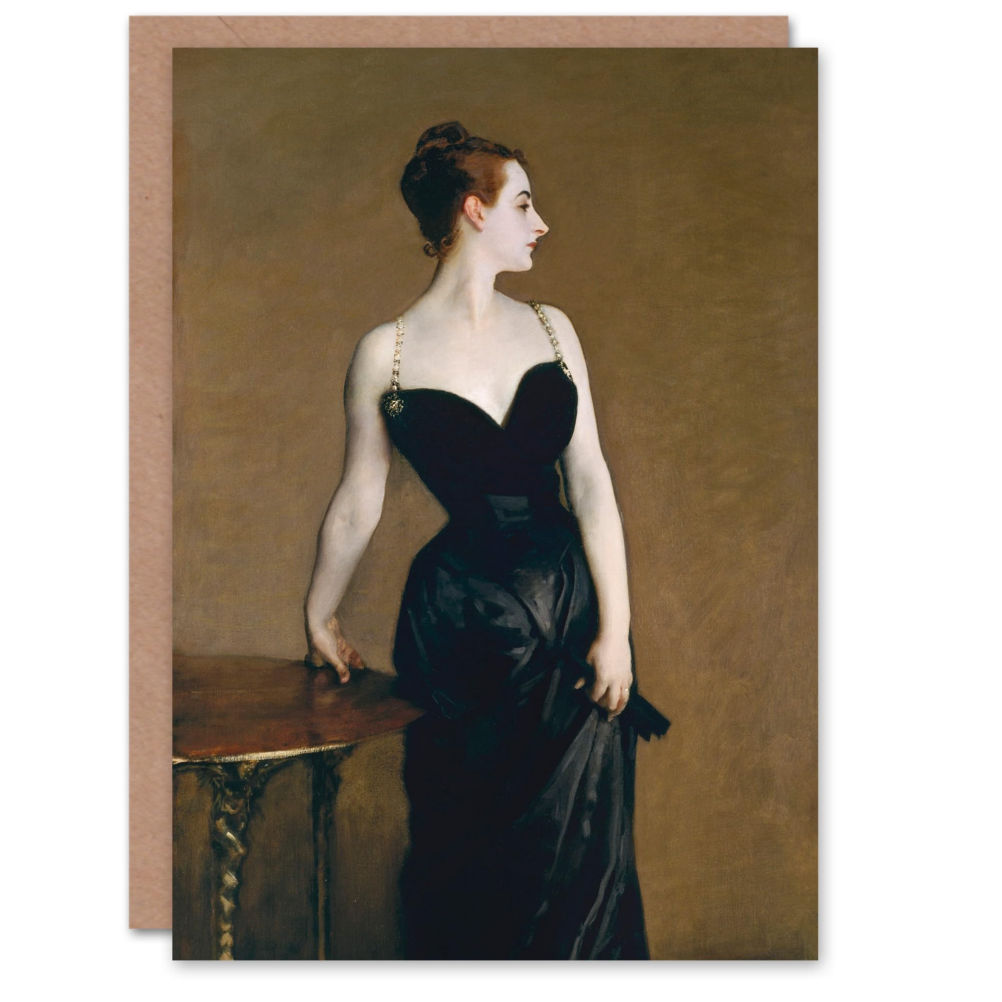 Artery8 John Singer Sargent Art Card Madame X Portrait Painting