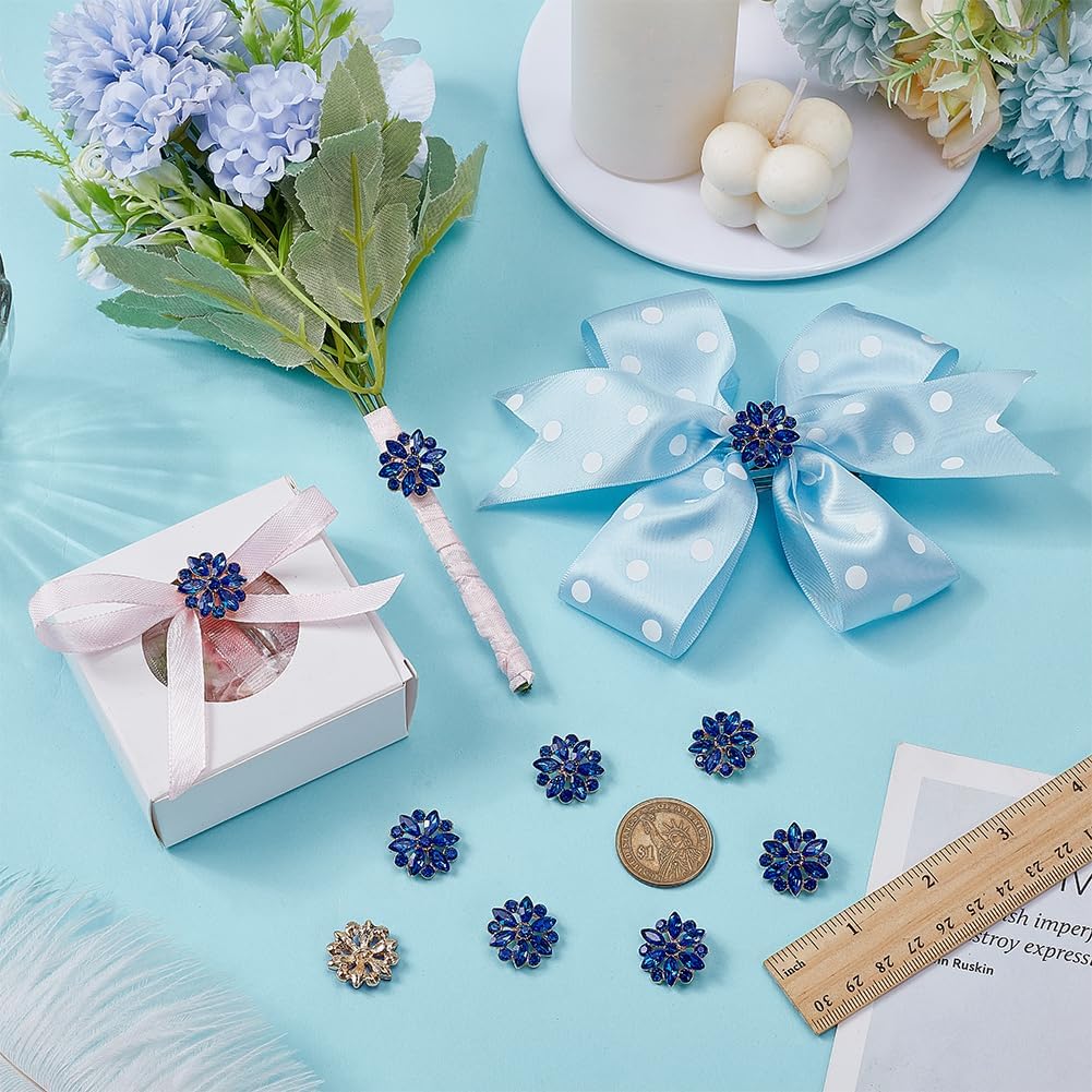 100 Pièces Boutons à Coudre Sur Strass Boutons Cristal Artisanat Phenovo - Librairie