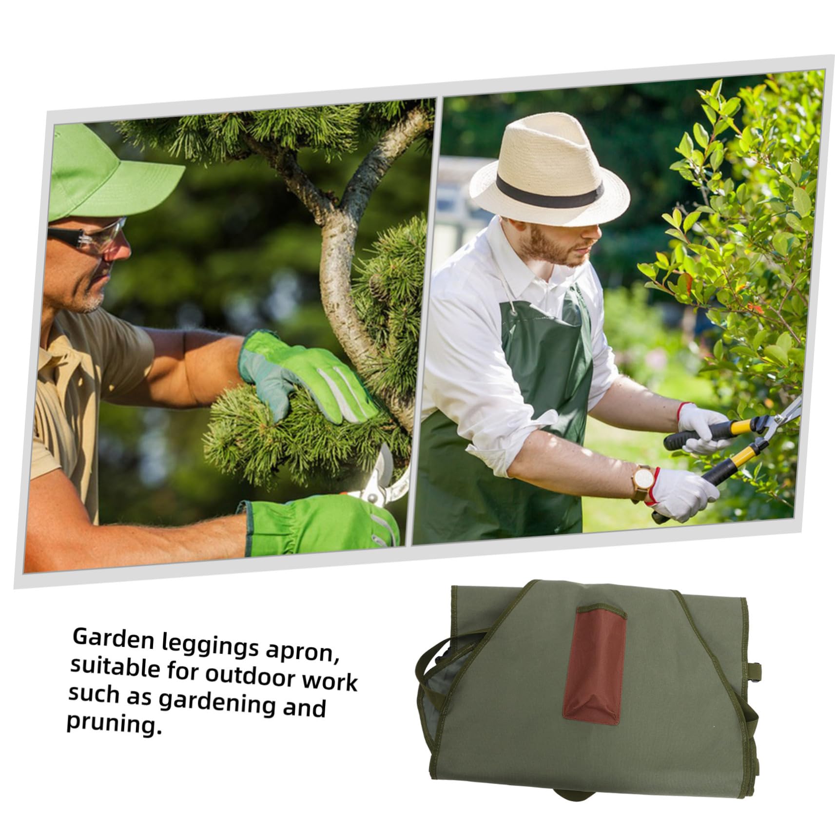 Happyyami Grembiule Giardinaggio Estensibile Oxford Con Pockets Protezione Per e Accessorio Per Potatura e
